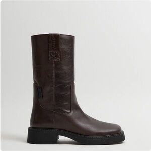 Miista Aron Boot Brown Natural Learher